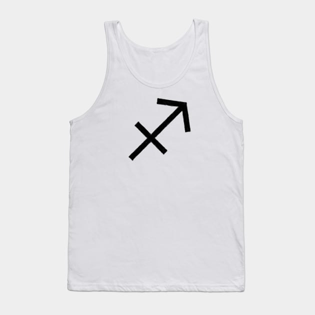 SAGITTARIUS SYMBOL IN OIL Tank Top by jcnenm